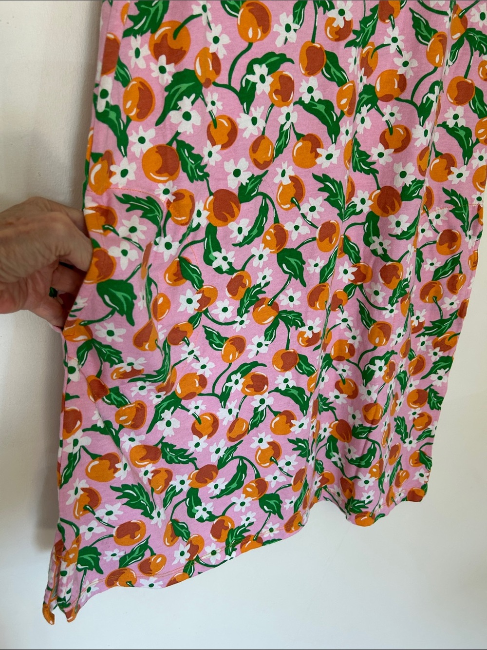 NWOT Draper James x Lands End Orange Blossom Cotton Beach Cover Up - Picture 5 of 10